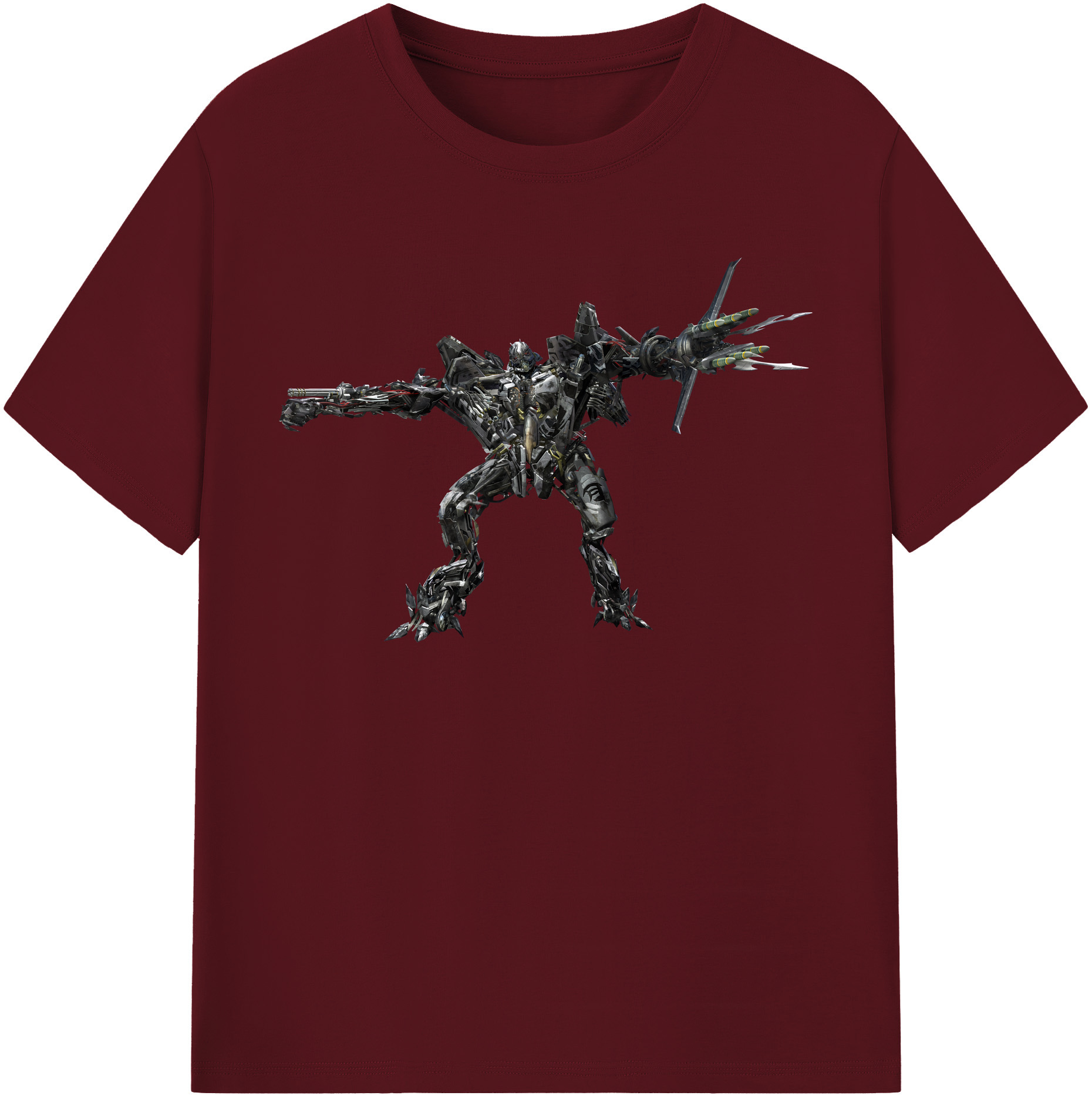 （画像用） Transformers トランスフォーマー 綿100％半袖Tシャツ（フロントプリント）